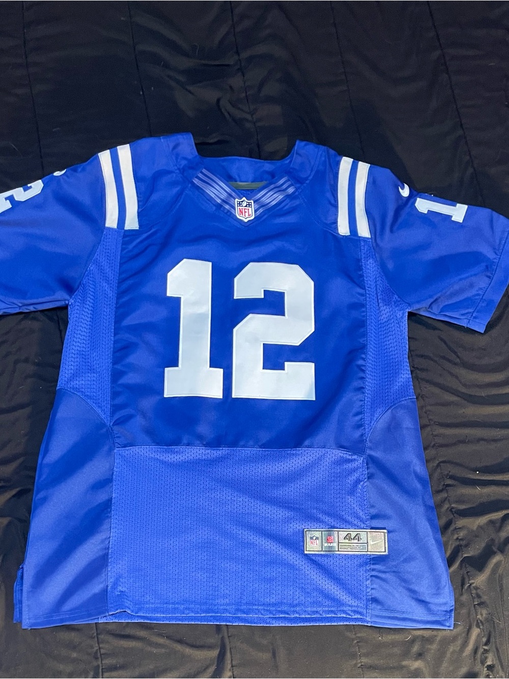 Nike On Field Andrew Luck #12 Indianapolis Colts Mens Size 44 or Large Jersey